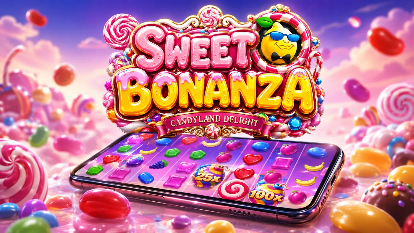 Sweet Bonanza мобильная версия на смартфоне