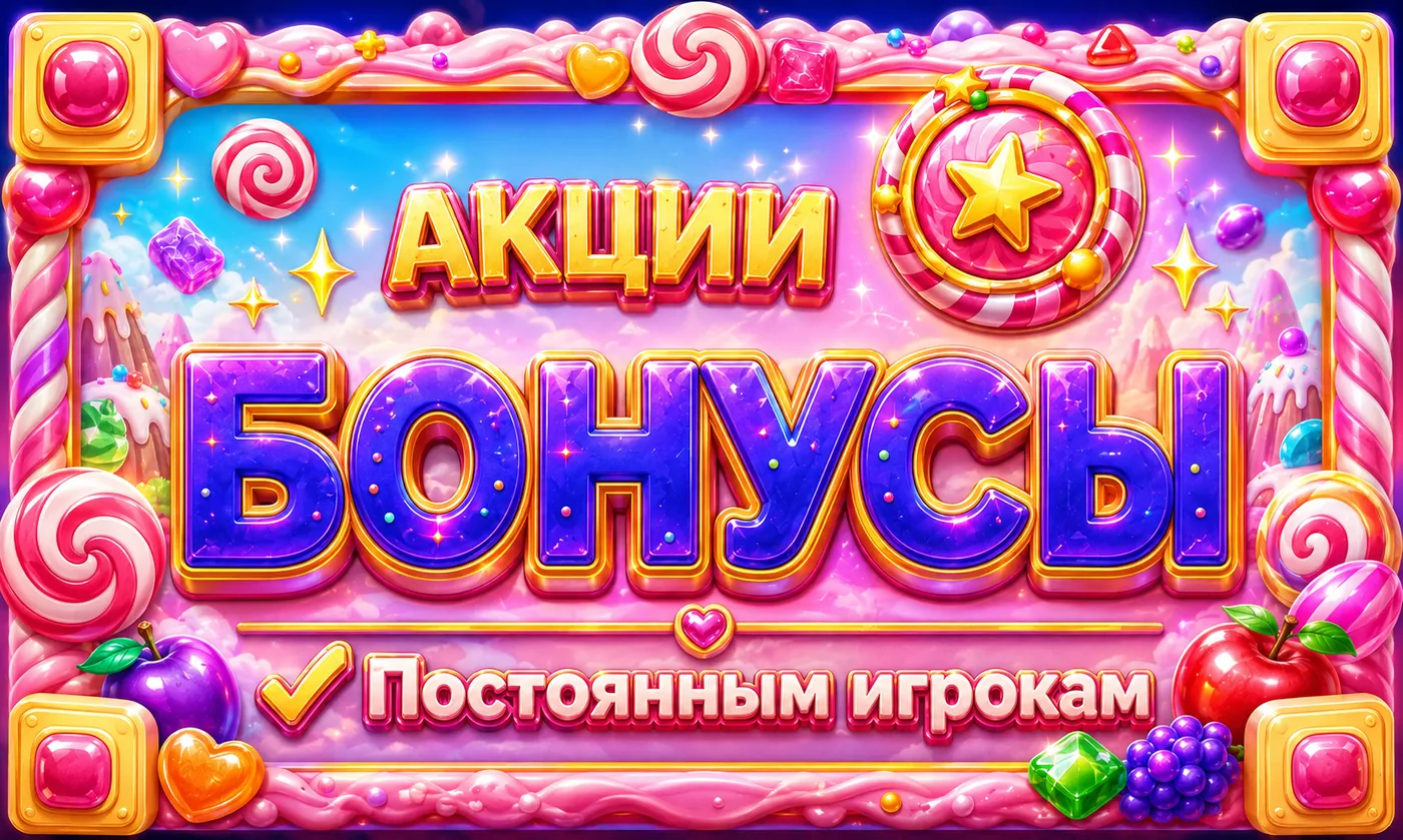 Акции и бонусы постоянным игрокам Sweet Bonanza